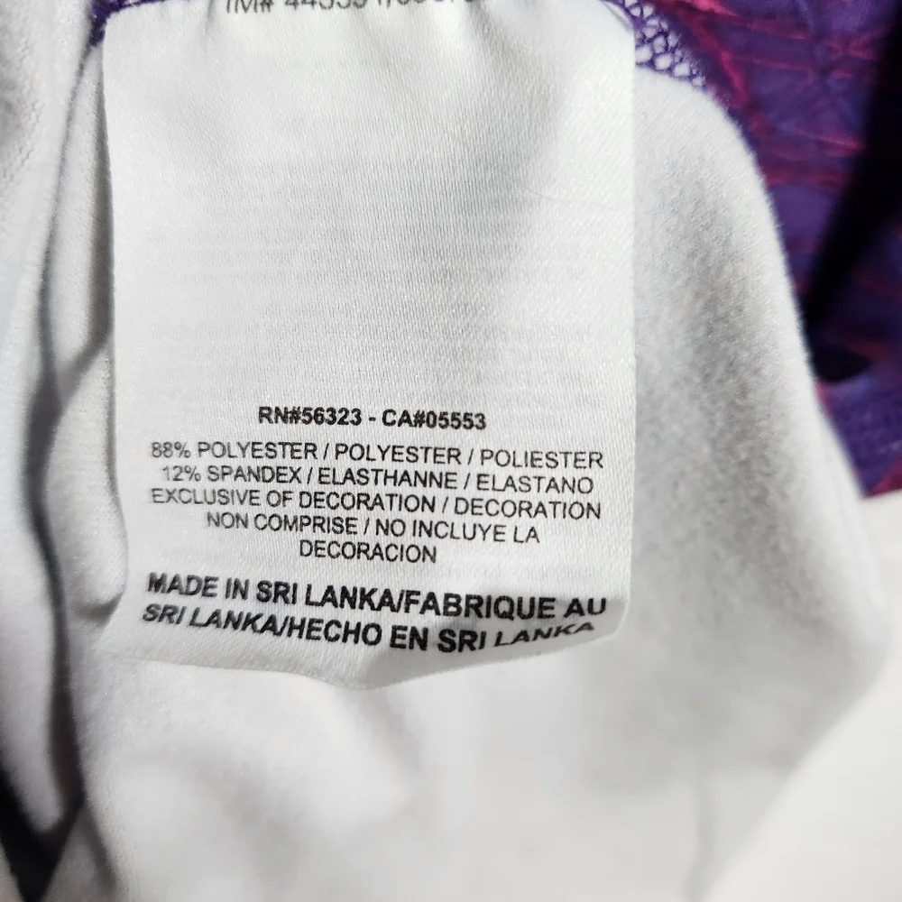 Nike pro combat purple fitted Dry-fit 1/2 zip up track jacket. Size medium